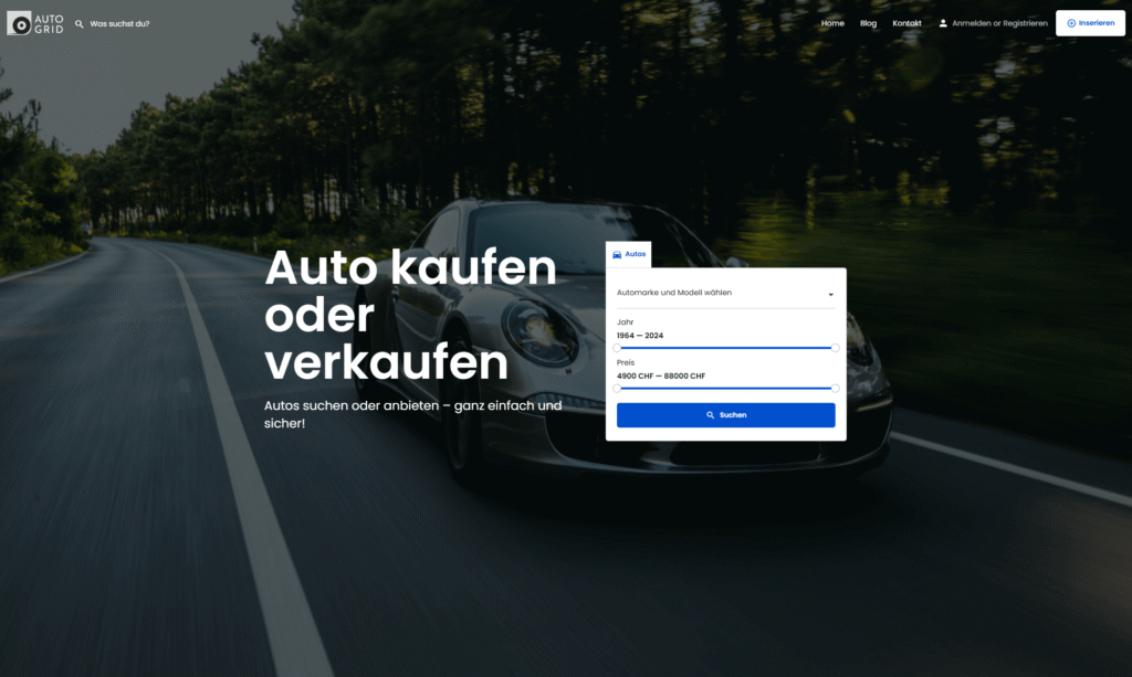 Auto GRATIS auf autogrid.ch! inserieren